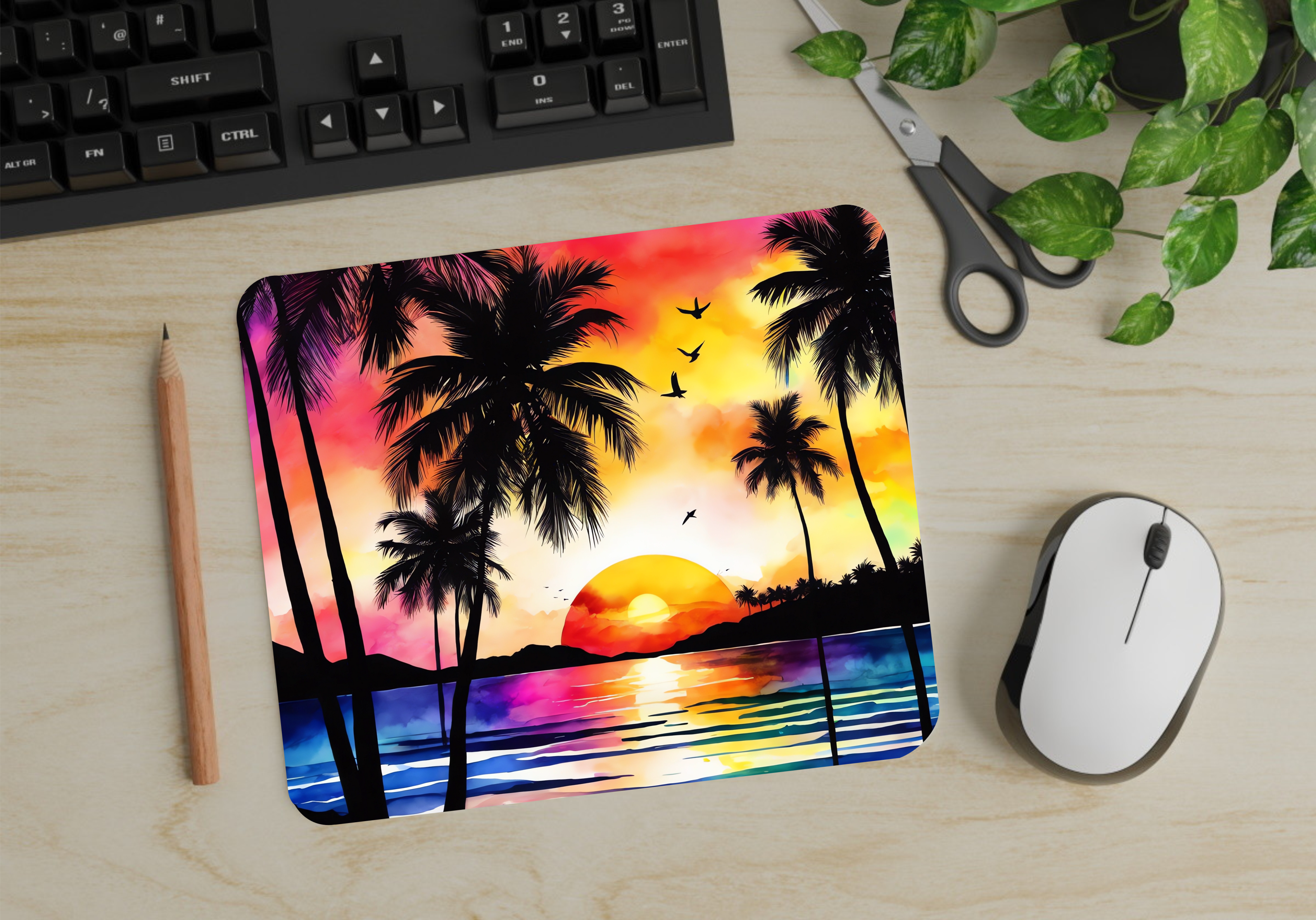 Tropical Scene - Mouse Pad - Sublimation Transfer