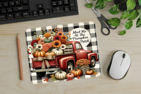 Meet Me At The Pumpkin Patch - Mouse Pad - Sublimation Transfer
