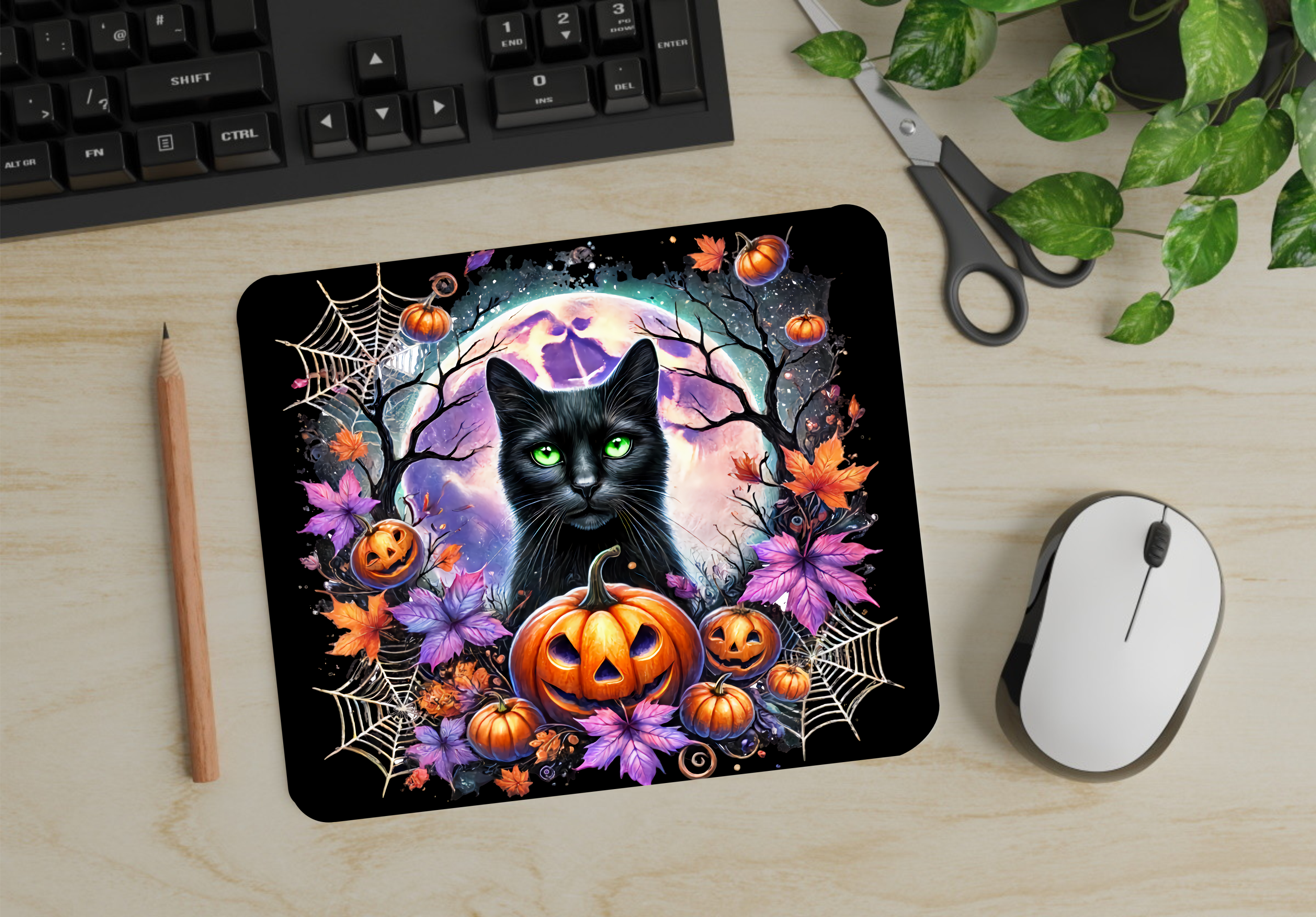 Black Cat - Cutting Board - Sublimation Transfer