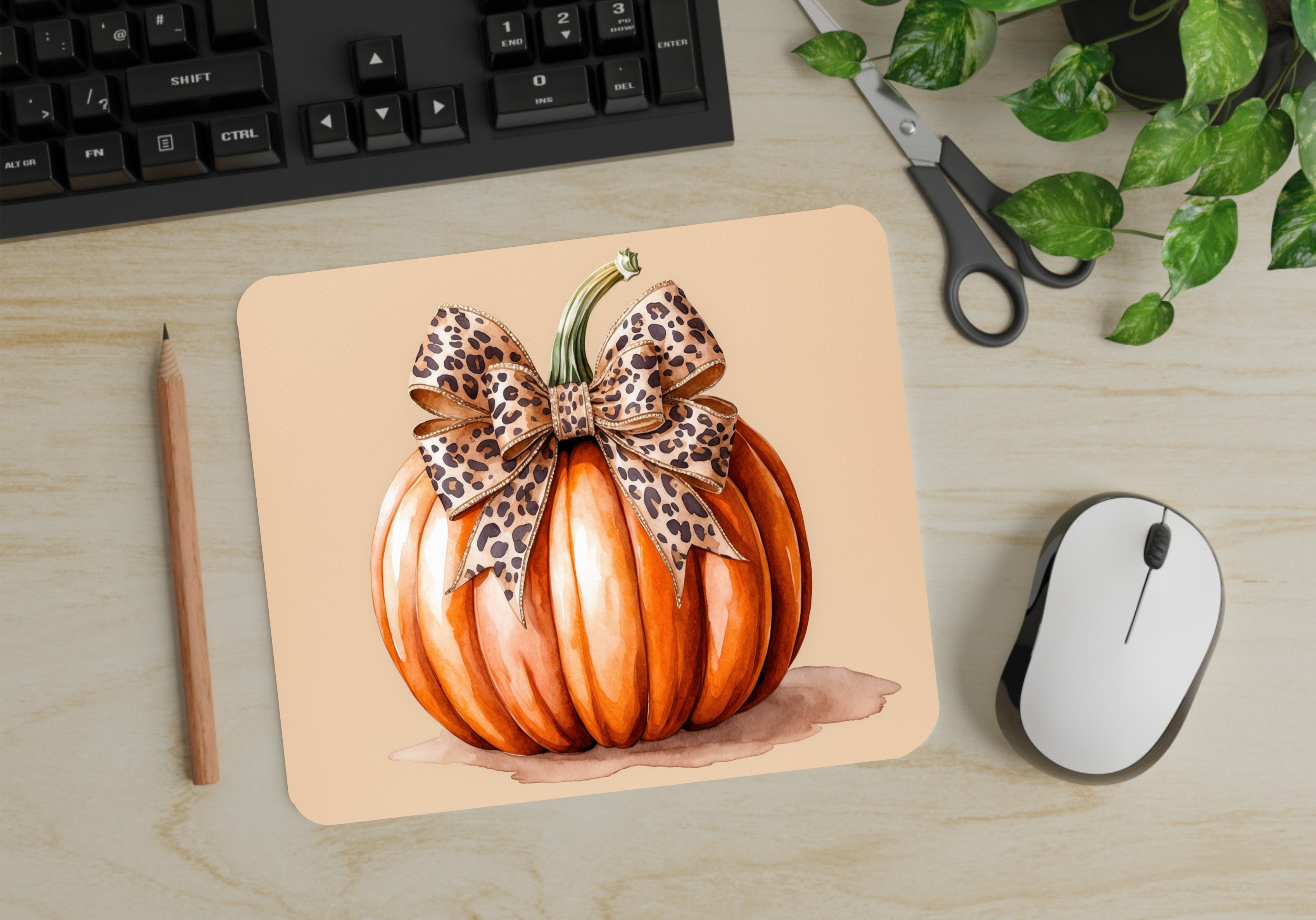Autumn Pumpkin - Mouse Pad - Sublimation Transfer
