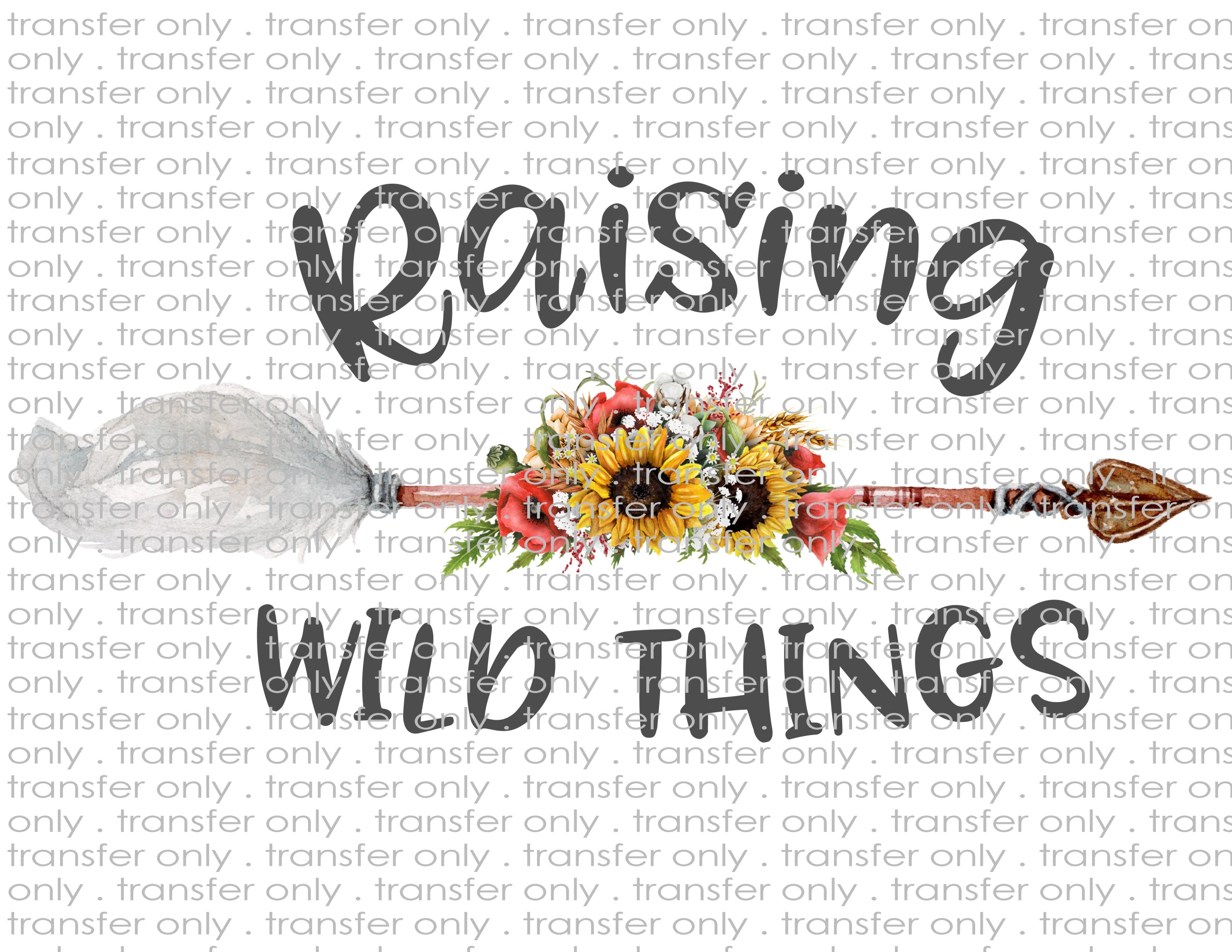 Raising Wild Things - Waterslide, Sublimation Transfers