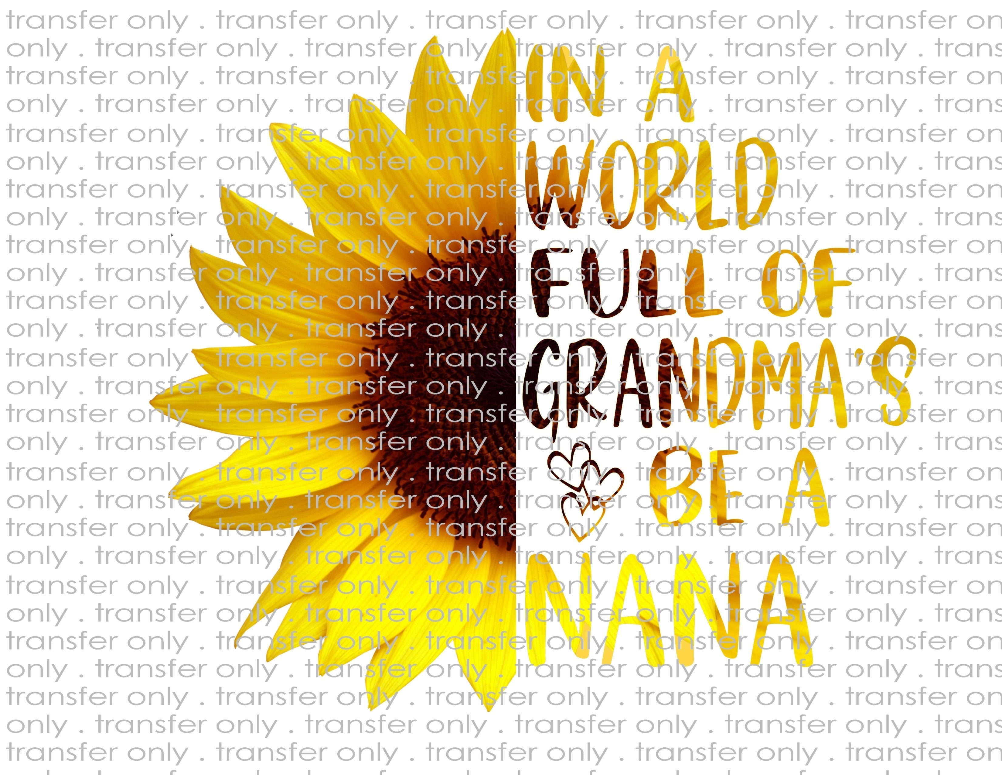 Waterslide, Sublimation Transfers - Nana