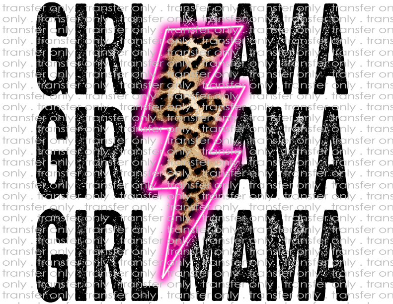 Girl Mom - Waterslide, Sublimation Transfers