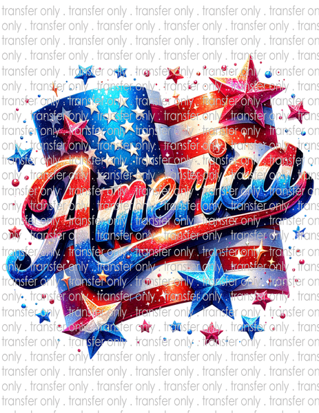 America - Waterslide, Sublimation Transfers