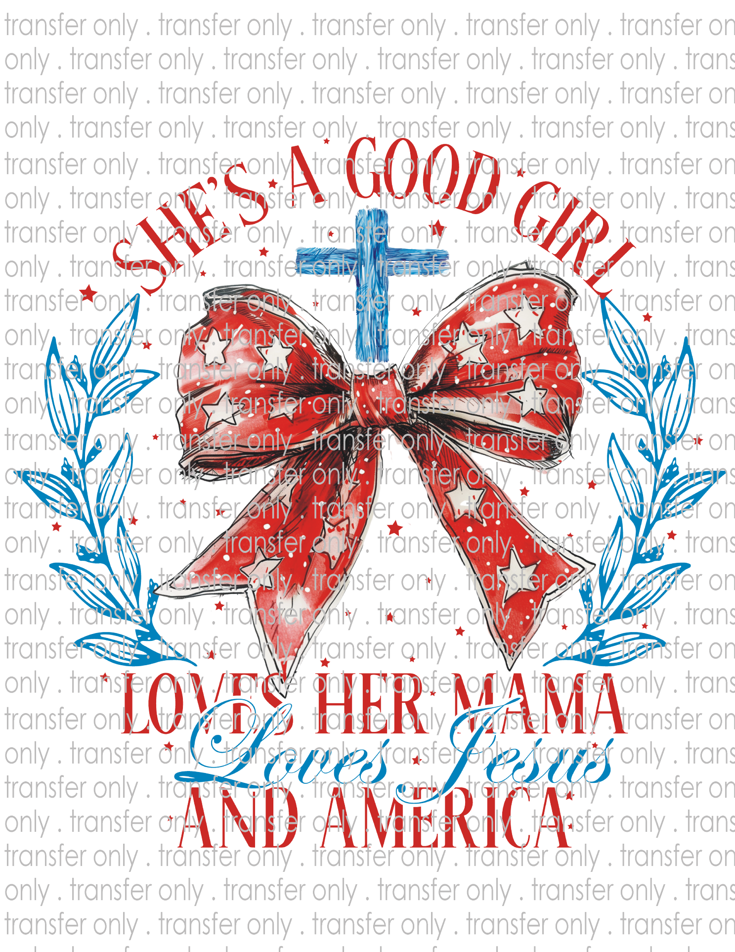 She's A Good Girl... - Waterslide, Sublimation Transfers