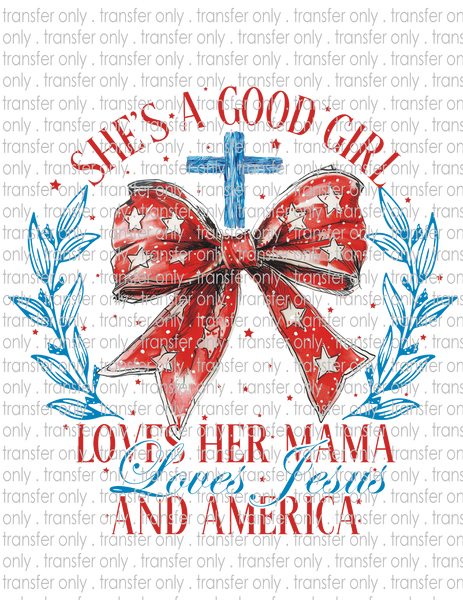 She's A Good Girl... - Waterslide, Sublimation Transfers