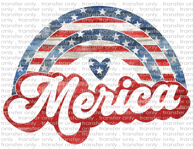Merica - Waterslide, Sublimation Transfers