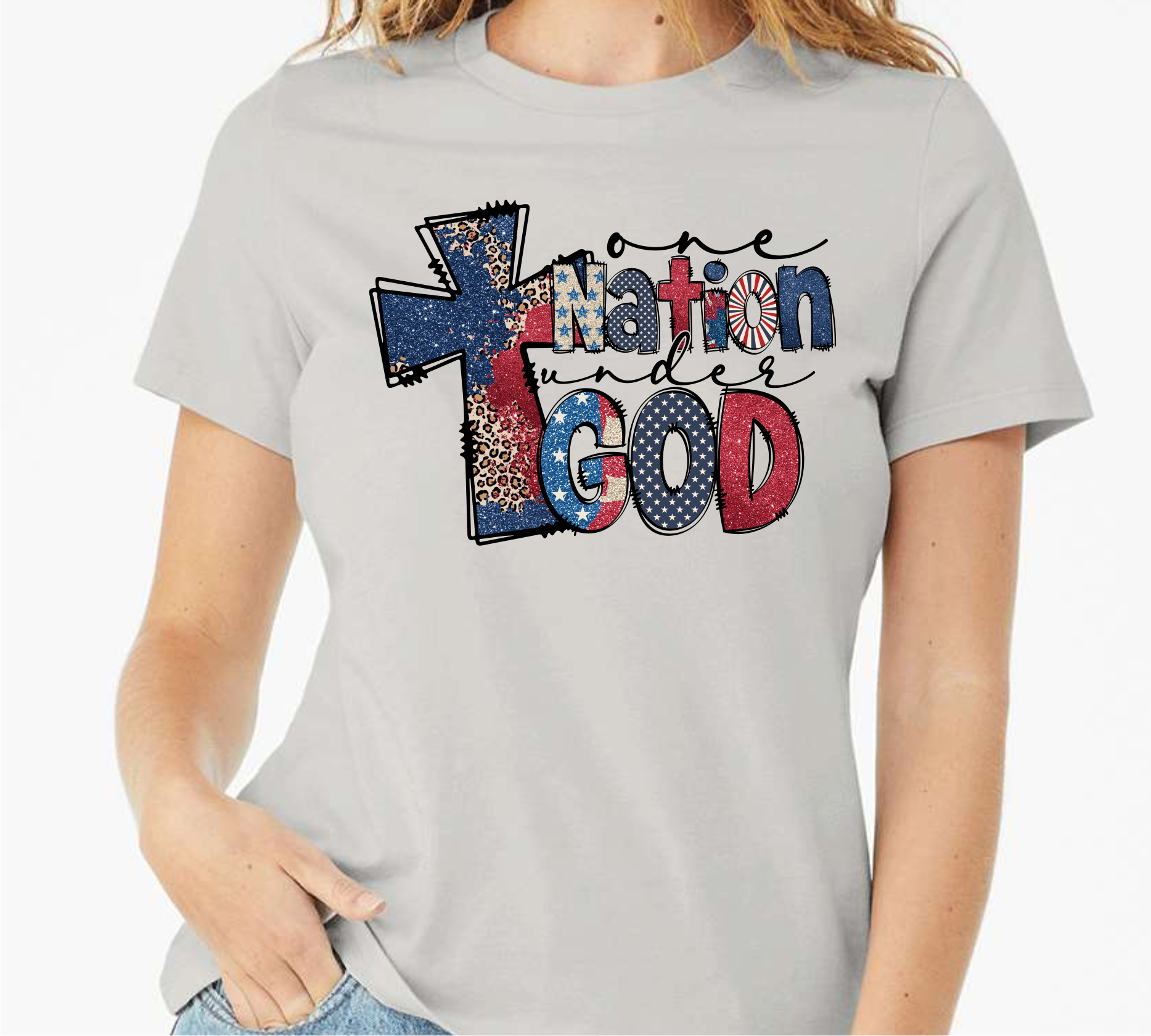 One Nation Under God - DTF Transfer