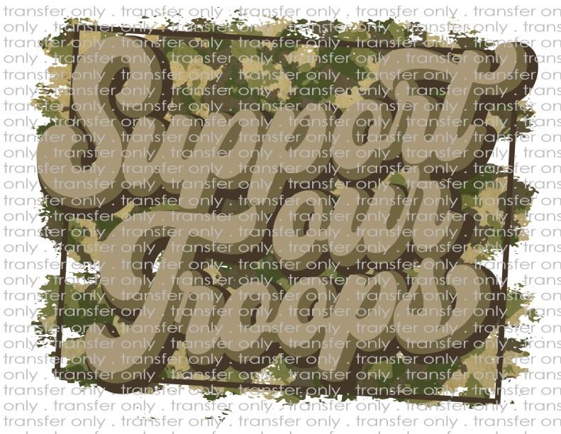 Support Our Troops - Waterslide, Sublimation Transfers