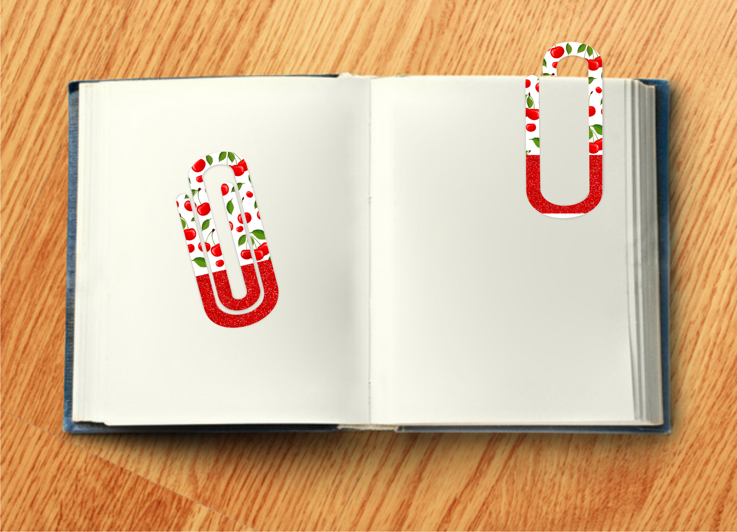 Cherries - Jumbo Paper Clip Transfer