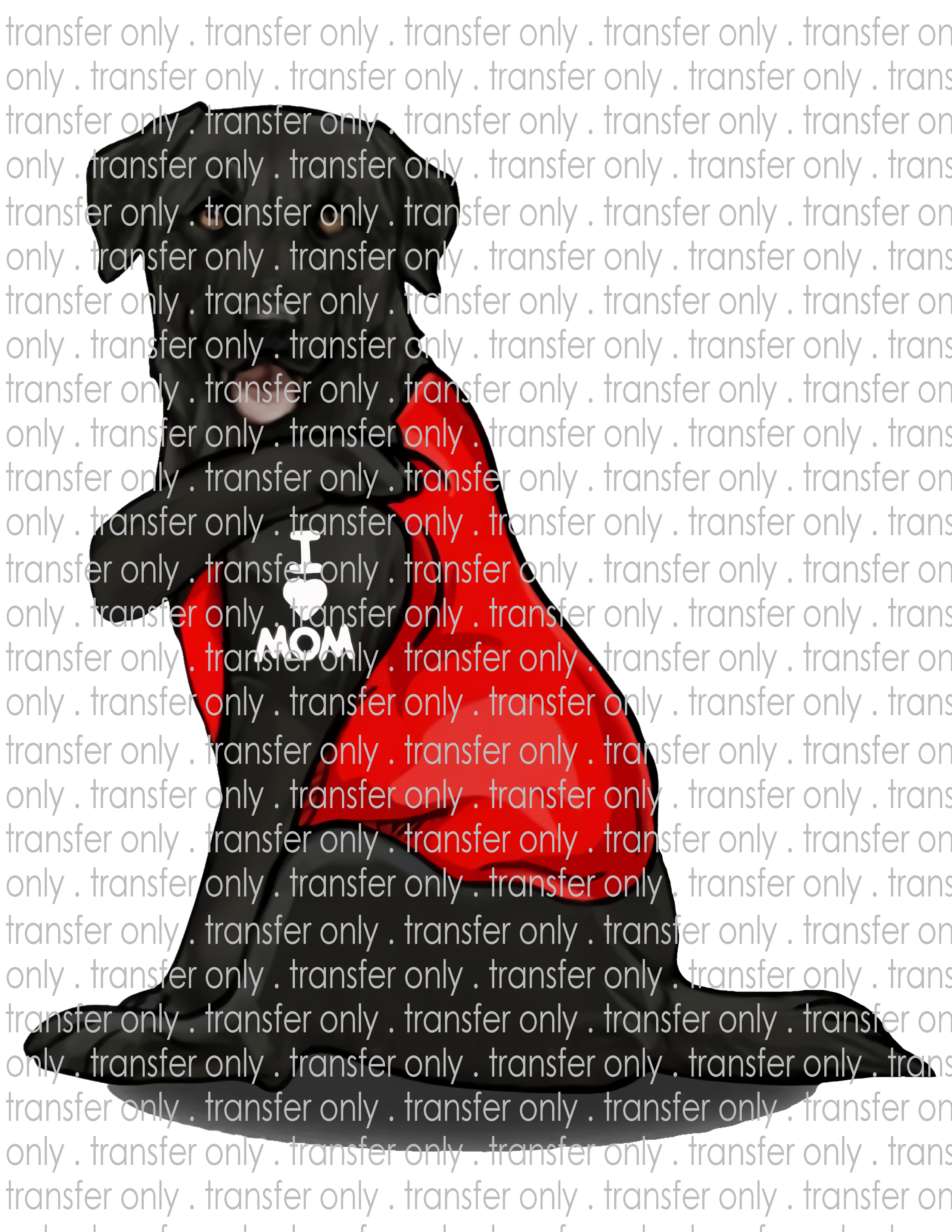 Lab Tattoo - Love Mom - Waterslide, Sublimation Transfers