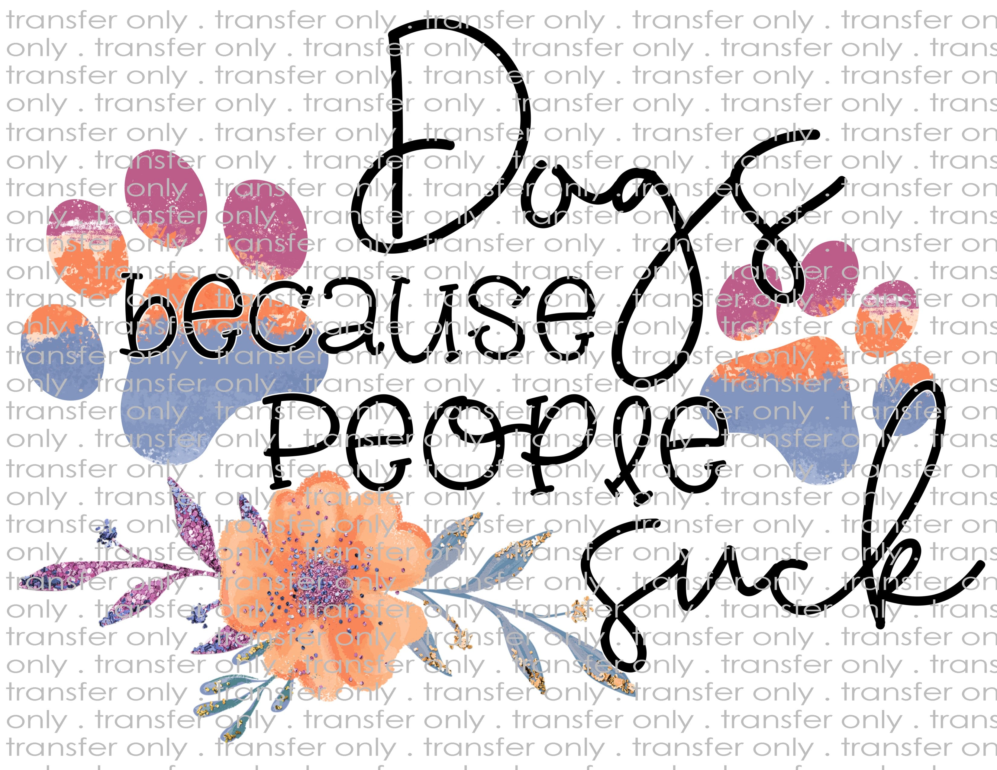 Pets - Waterslide, Sublimation Transfers