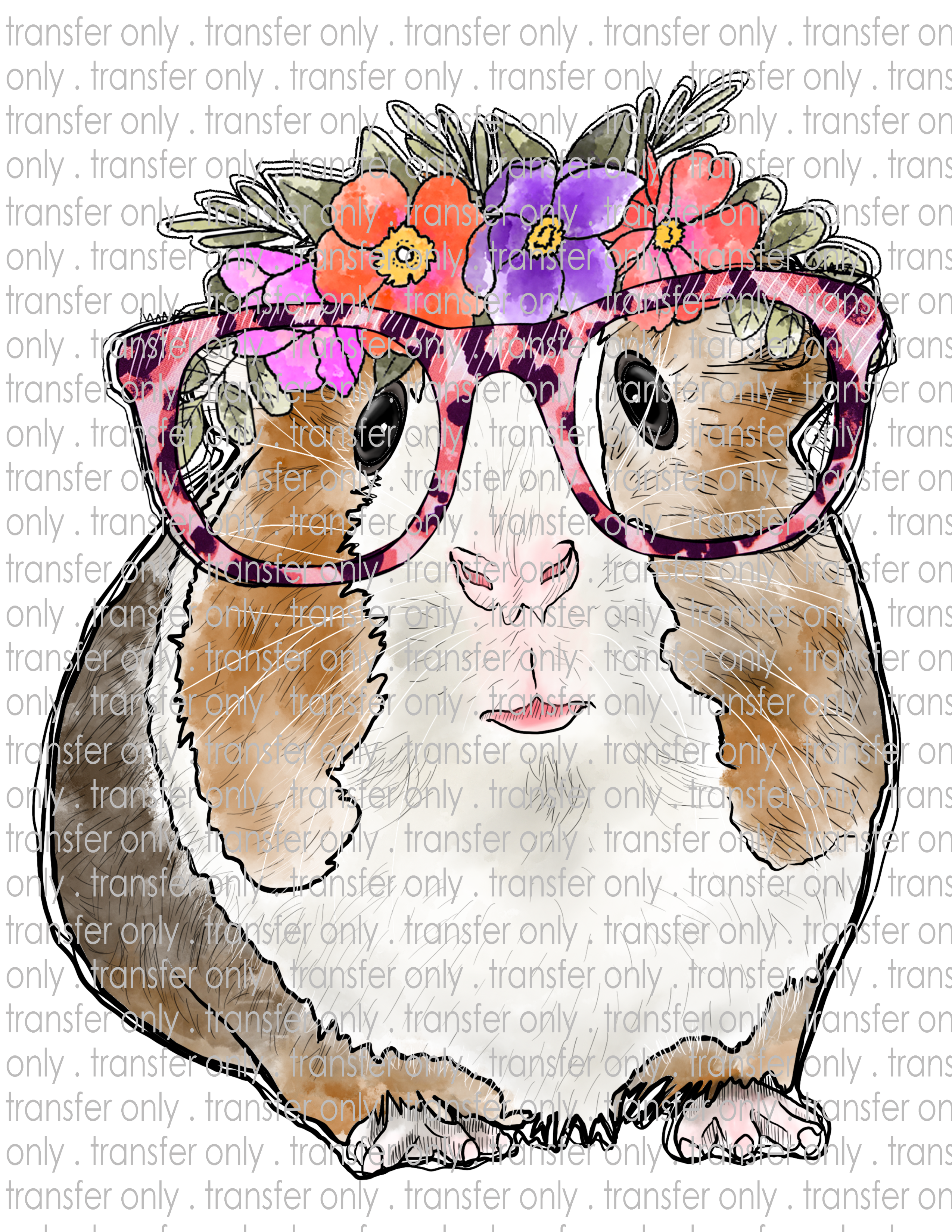 Guinea Pig - Waterslide, Sublimation Transfers