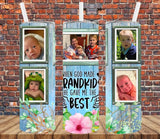 Grandkids Best - Add Your Own Photos - Sublimation Tumbler Wrap