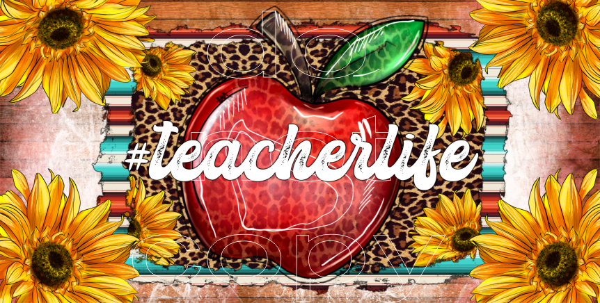 License Plate Sheets - Sublimation Transfer