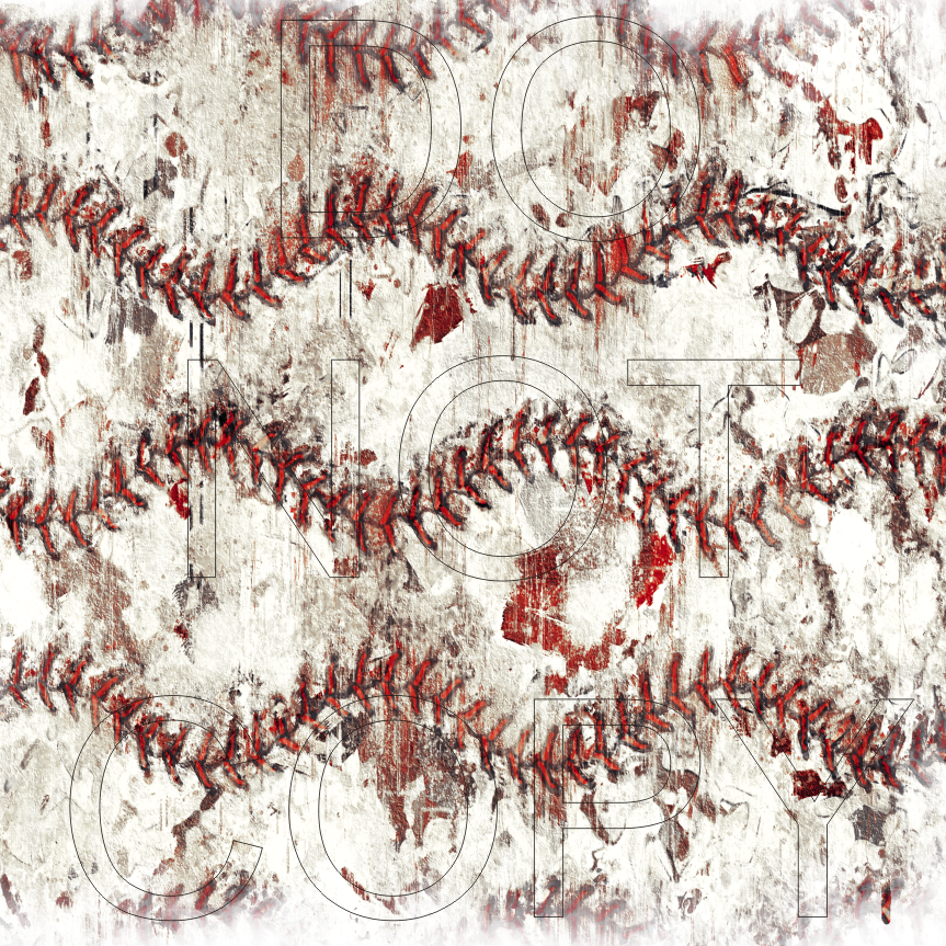 Distressed Baseball - Full Pattern - Vinyl, Sublimation Transfers