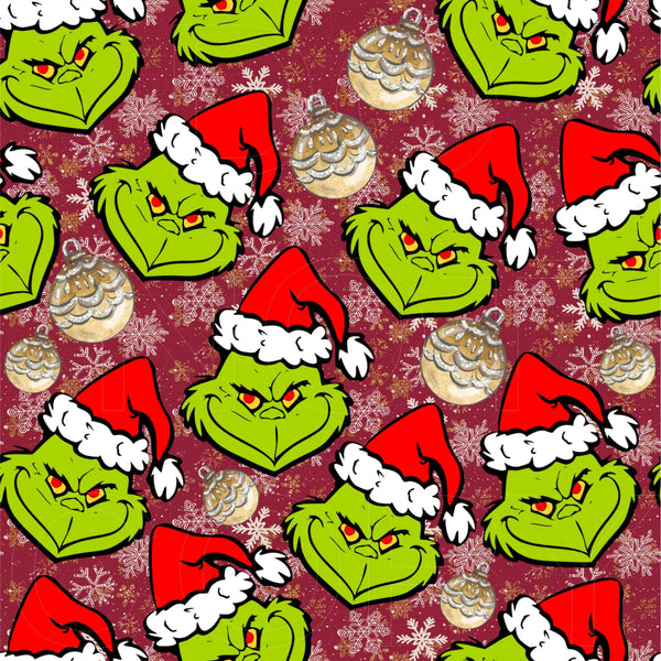 Christmas Character - Full Pattern - Vinyl, Sublimation Transfers