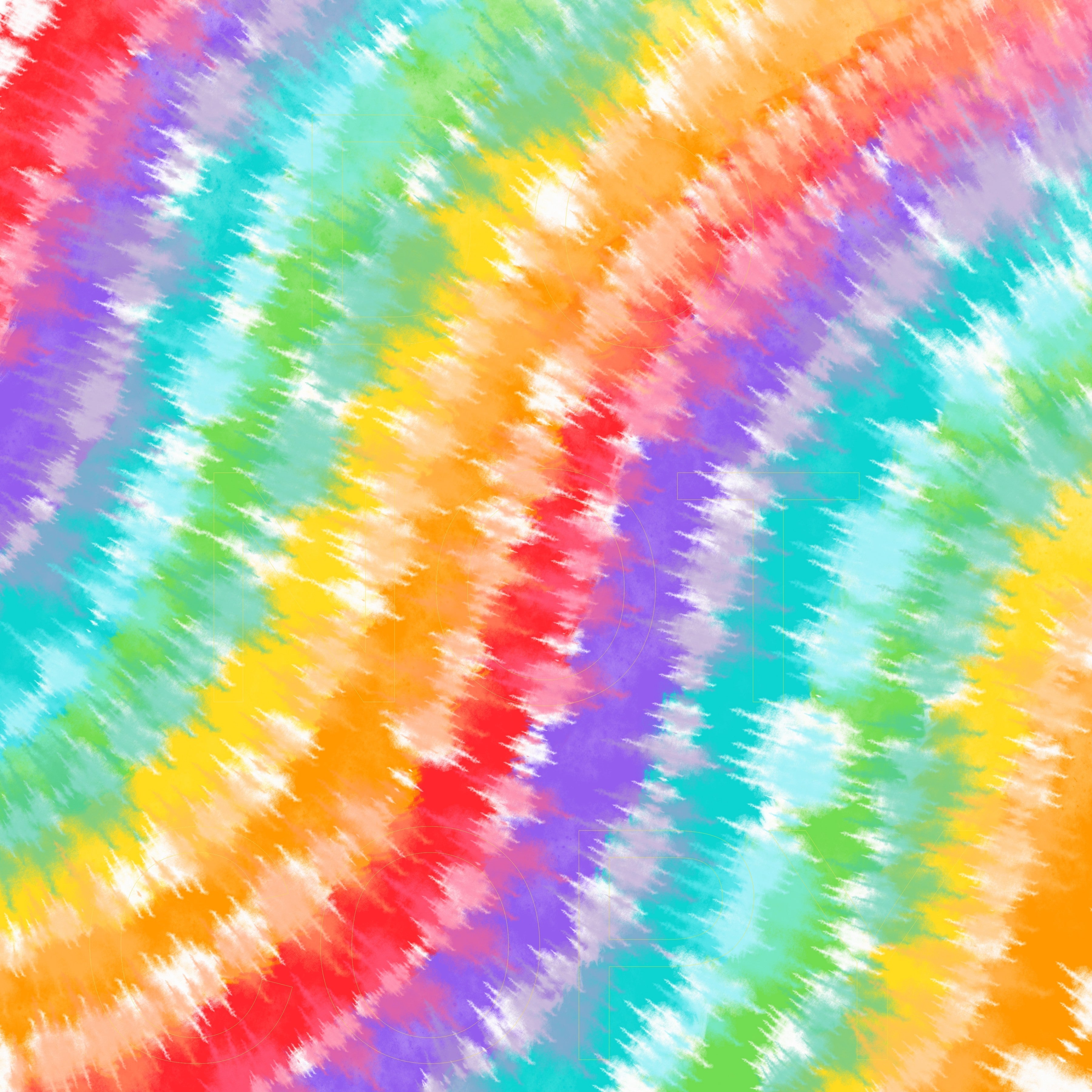 Rainbow Swirls - Full Pattern - Vinyl, Sublimation Transfers