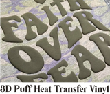 3D Puff HTV - Heat Transfer Vinyl Sheets