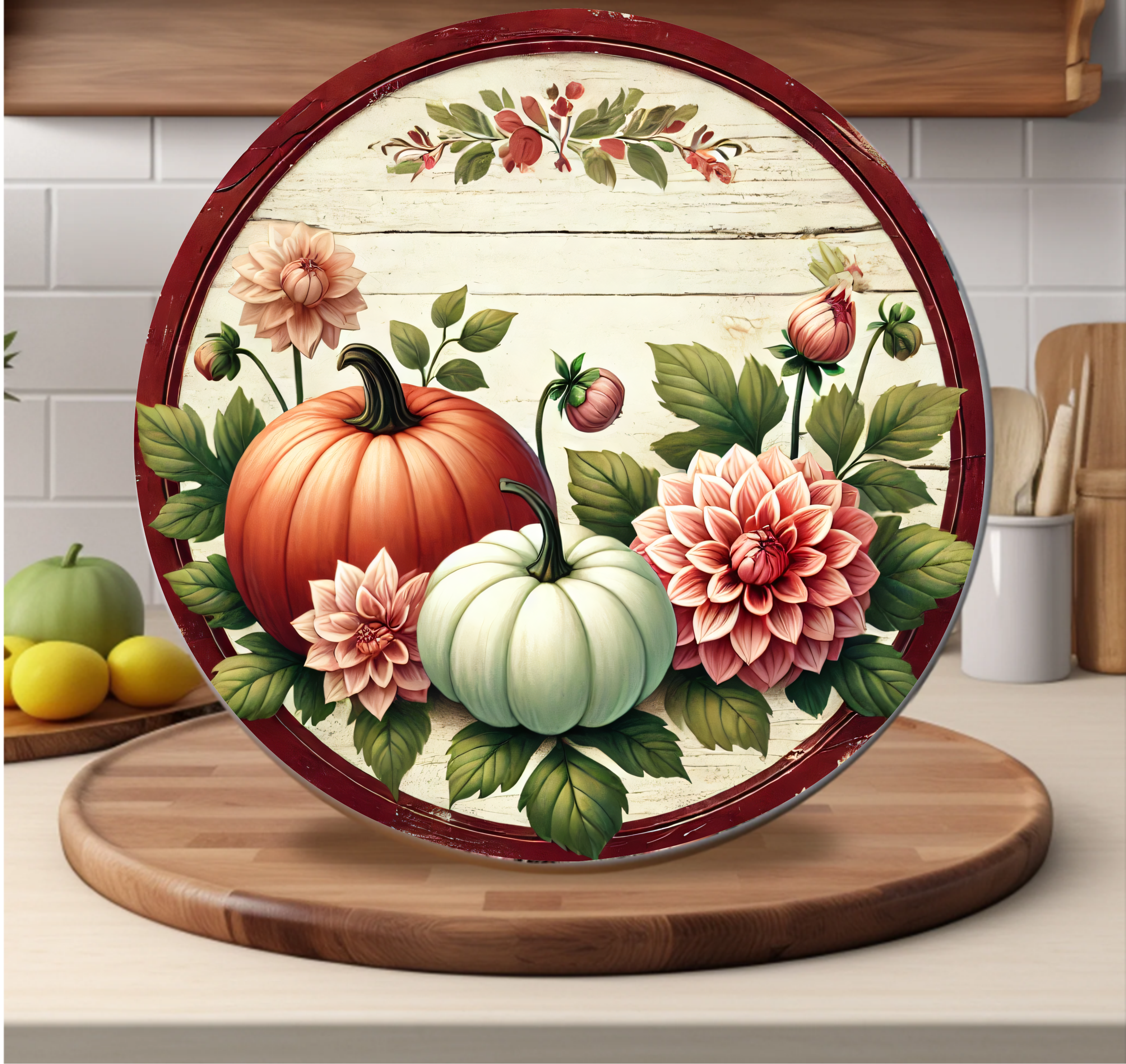 Fall Pumpkins - Cutting Board - Sublimation Transfer