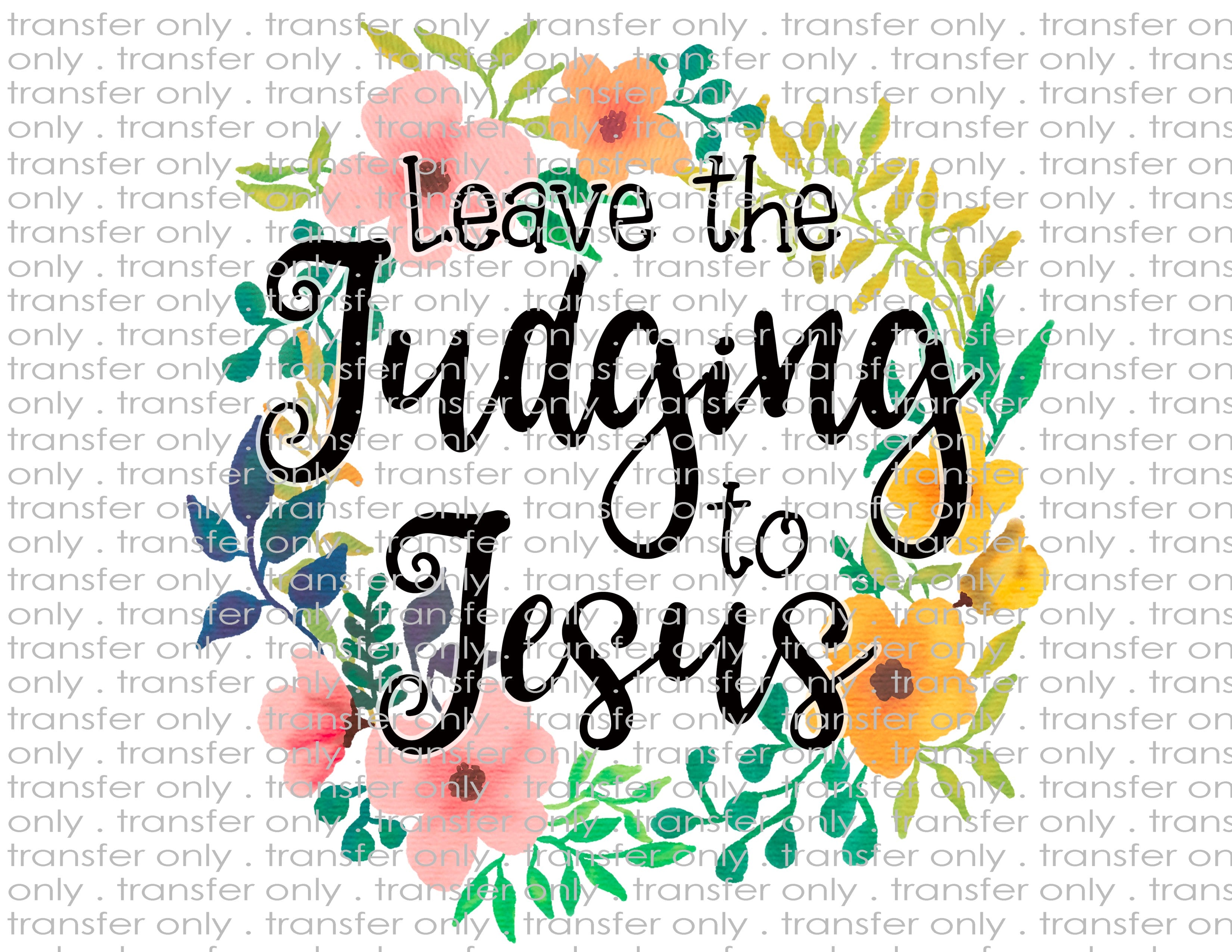 Religious - Waterslide, Sublimation Transfers