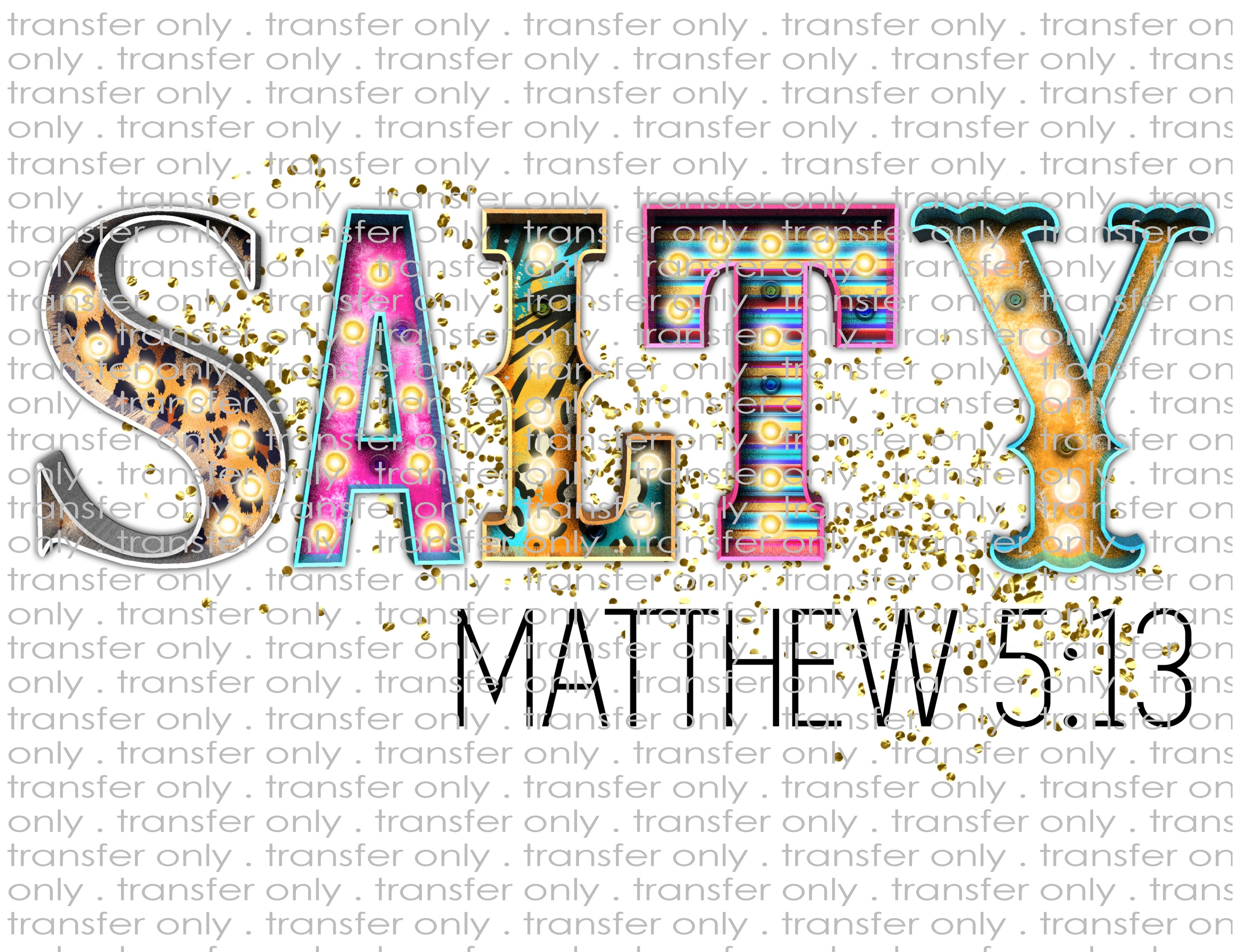 Salty Marquee - Waterslide, Sublimation Transfers