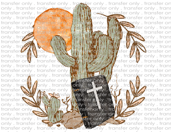 Western Bible Scene - Waterslide, Sublimation Transfers