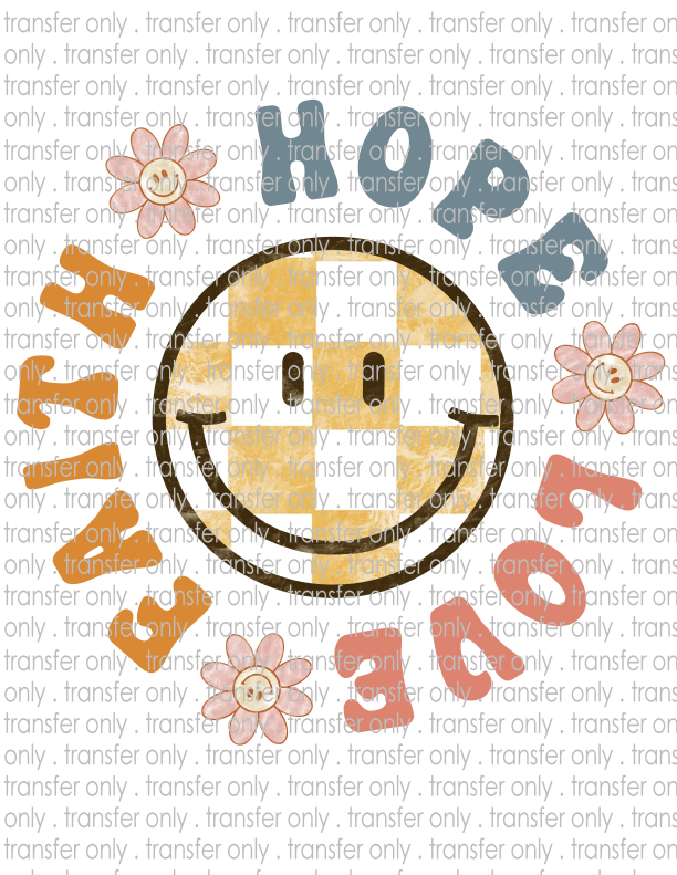 Faith Hope & Love - Waterslide, Sublimation Transfers