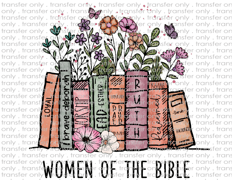 Women of the Bible - Waterslide, Sublimation Transfers