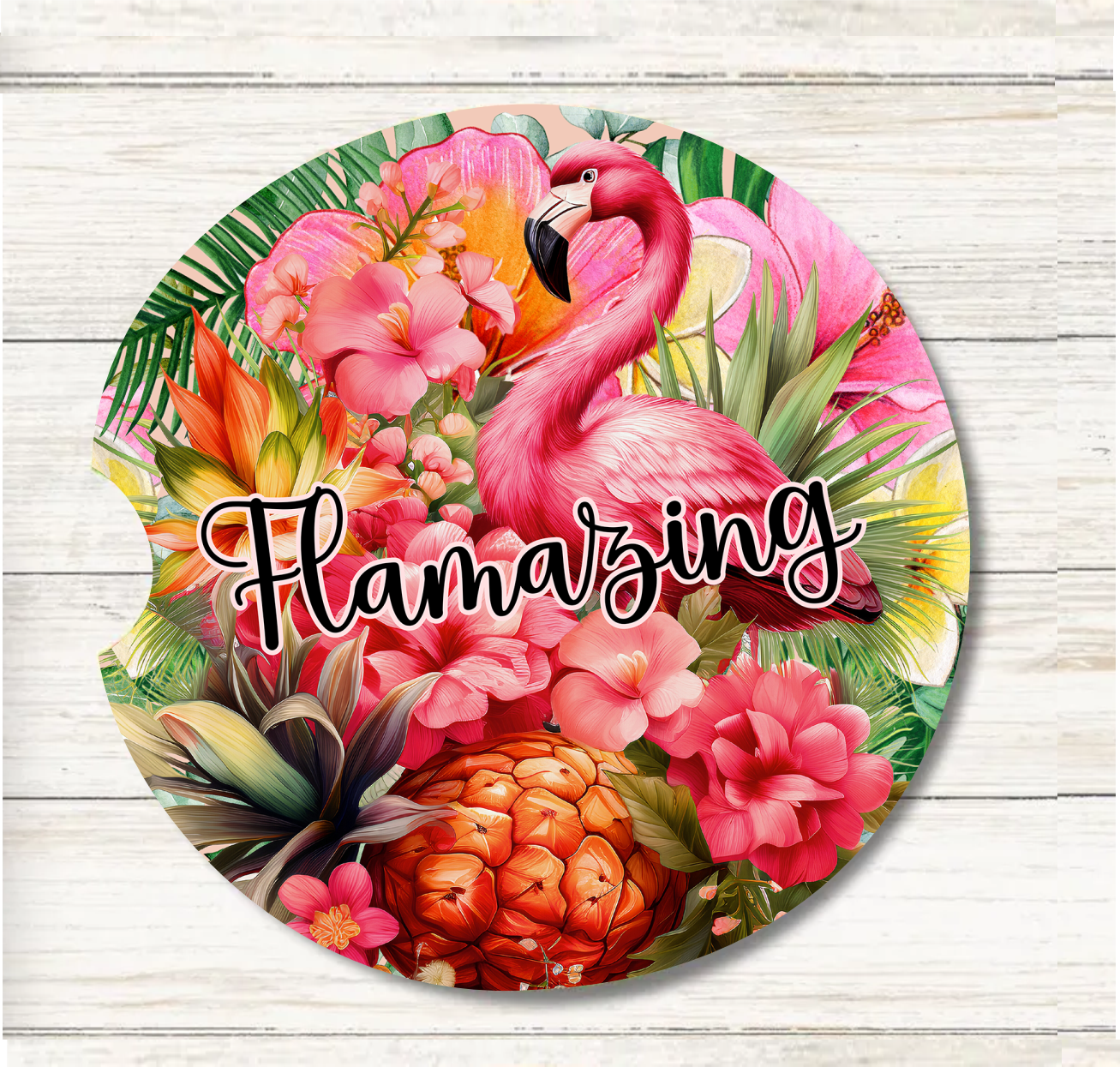 Flamazing - Car Coaster & Keychain Transfer