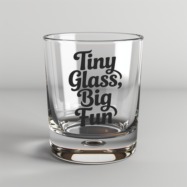 Tiny Glass, Big Fun -  UV DTF Decals