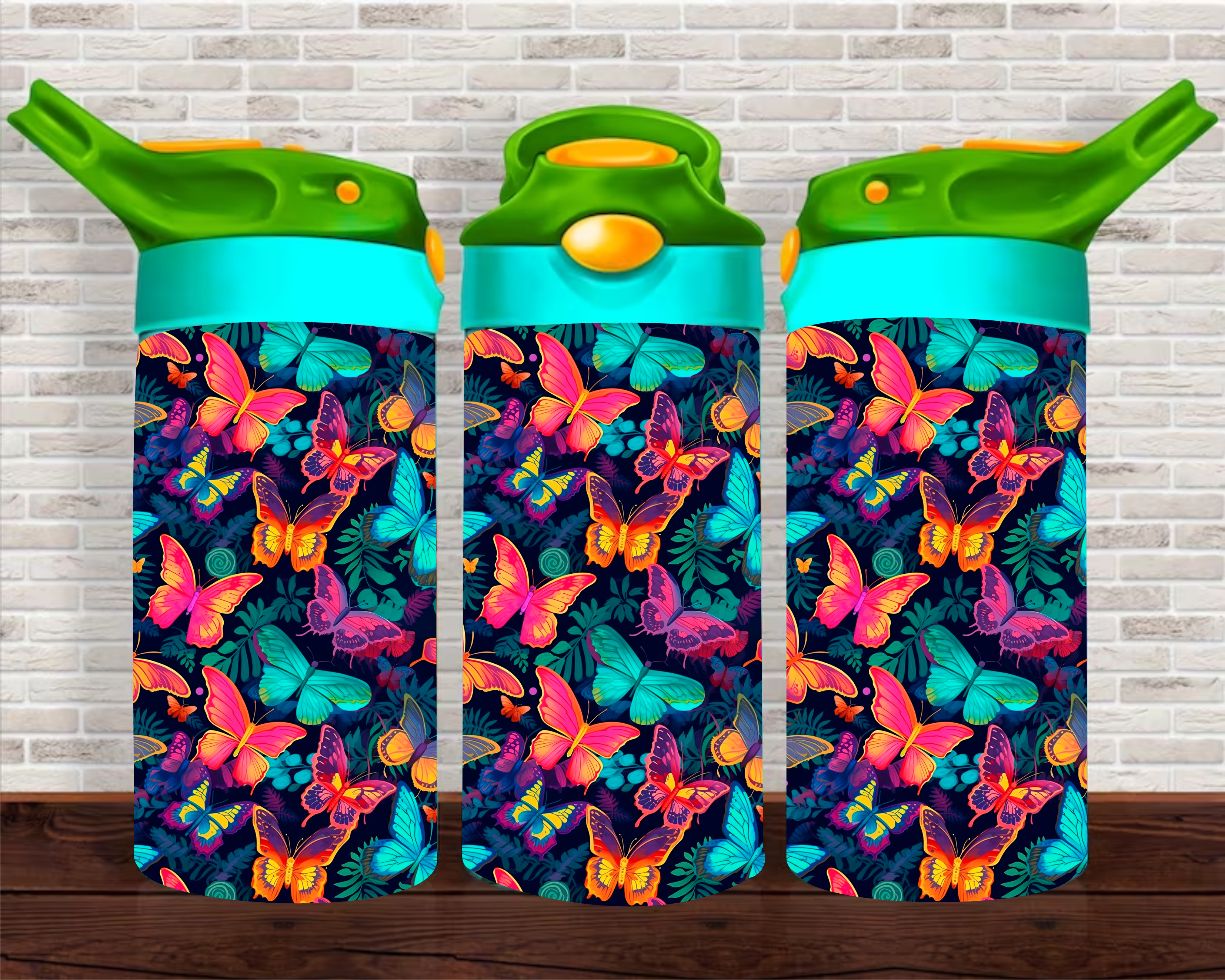 Butterflies - 12 oz Tumbler Wrap Sublimation Transfers