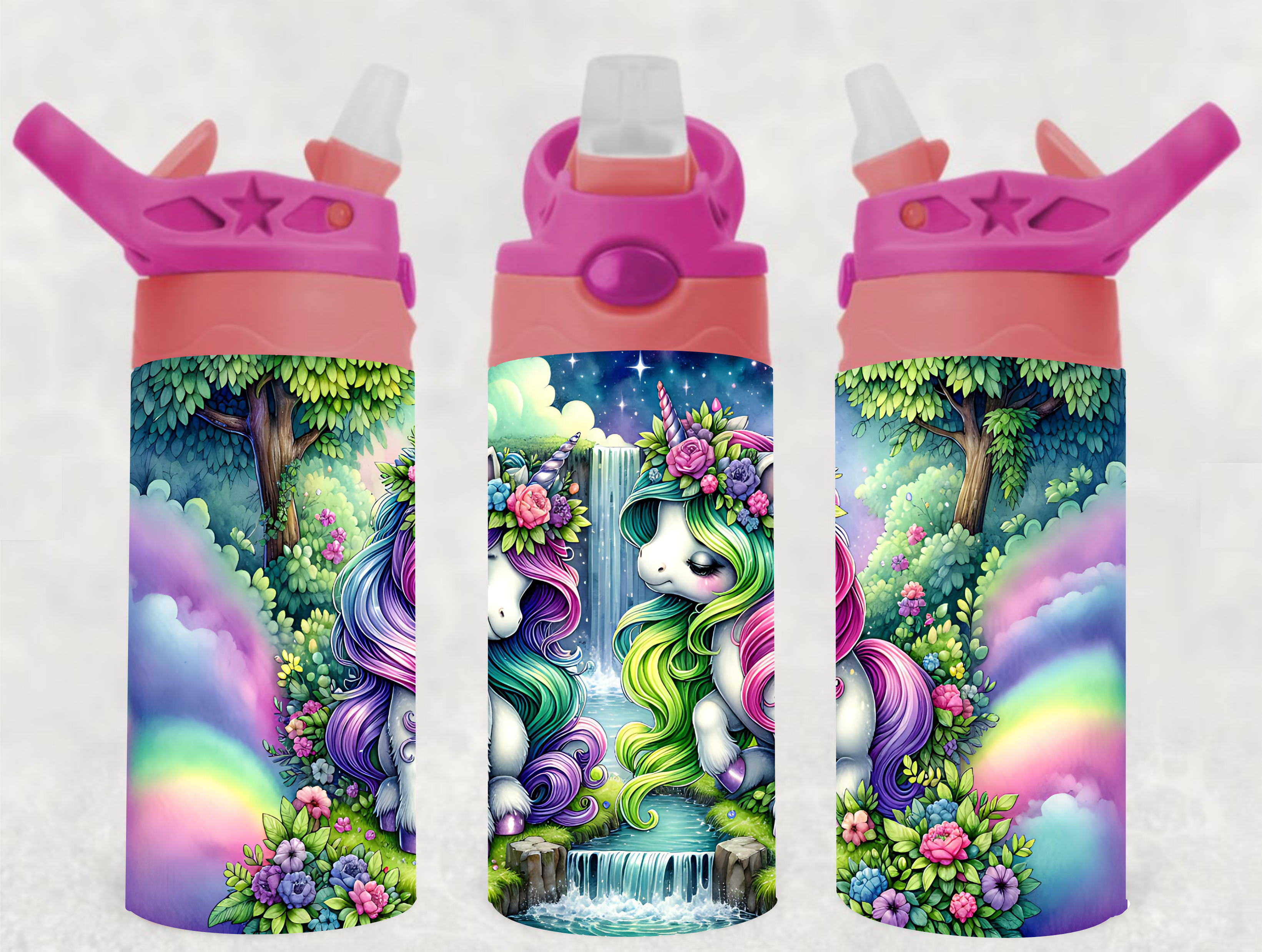 Unicorns - 12 oz Tumbler Wrap Sublimation Transfers