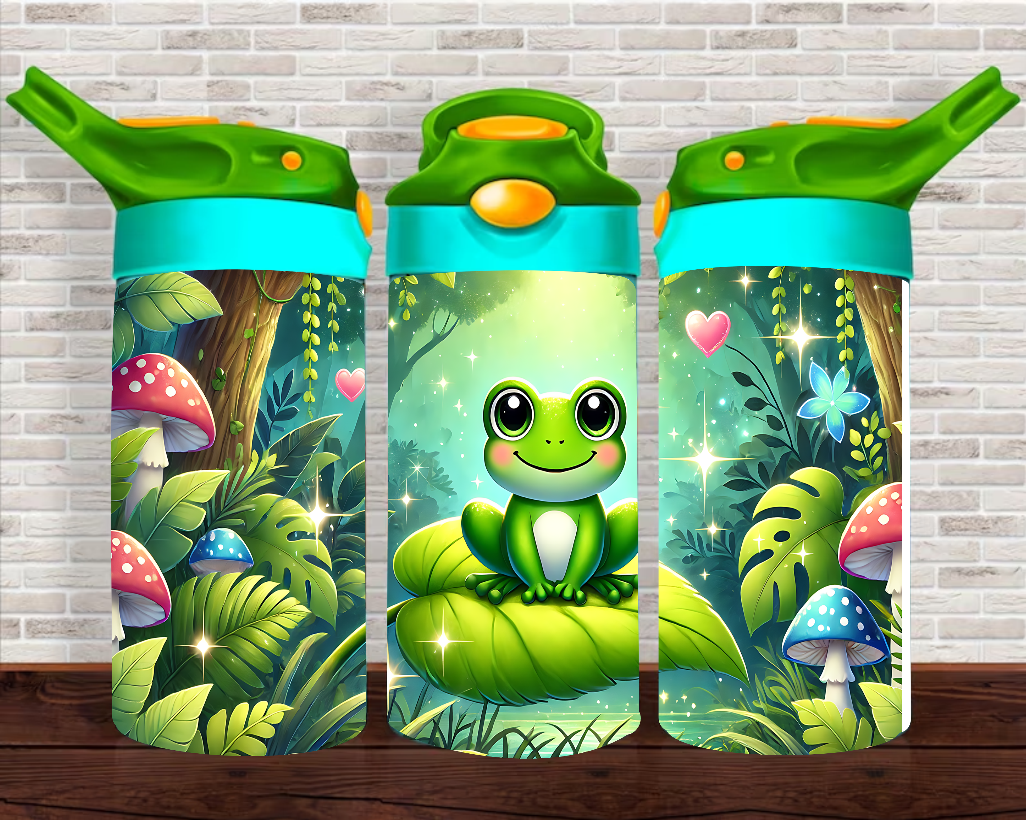 Adorable Frog - 12 oz Tumbler Wrap Sublimation Transfers