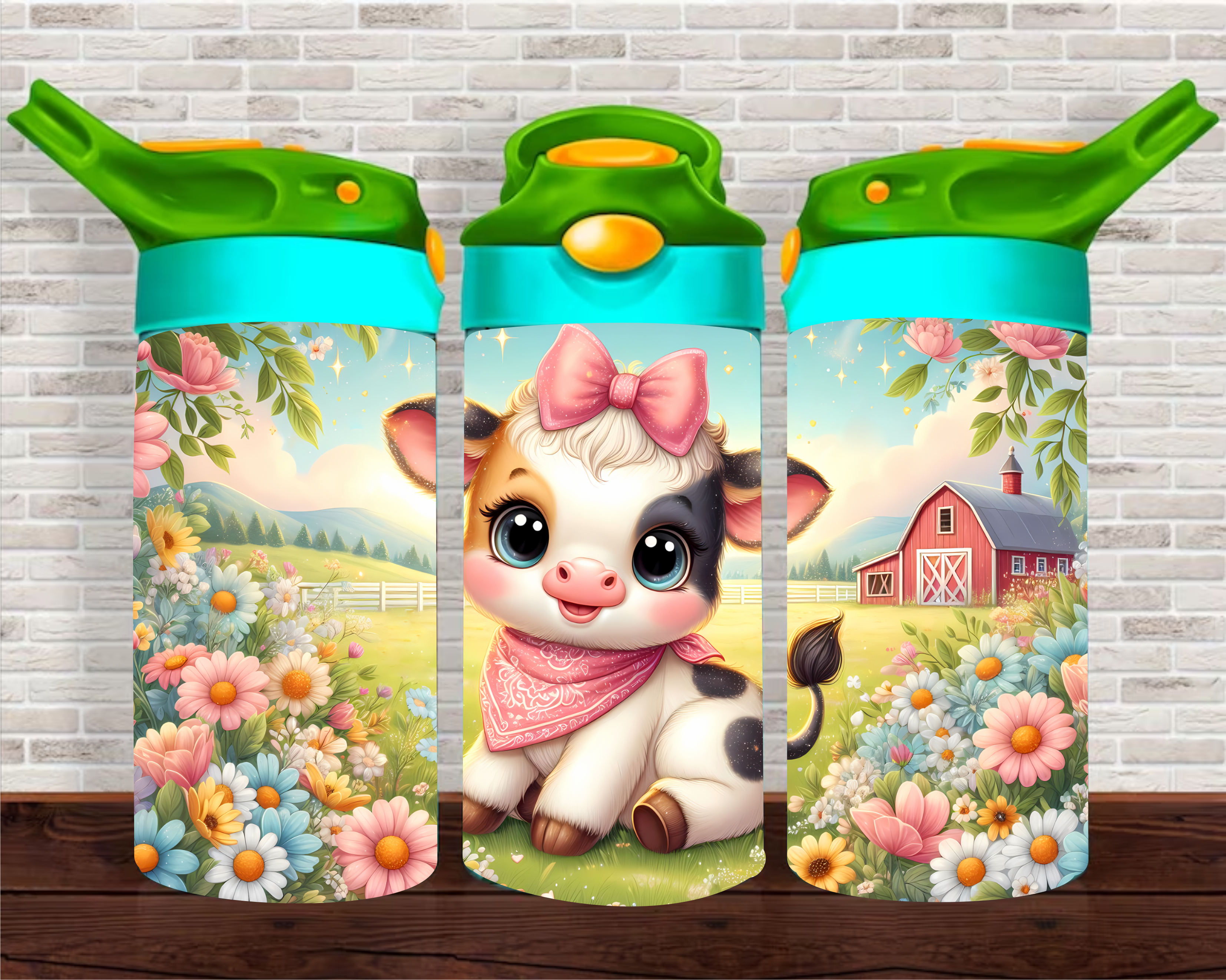 Baby Cow - 12 oz Tumbler Wrap Sublimation Transfers