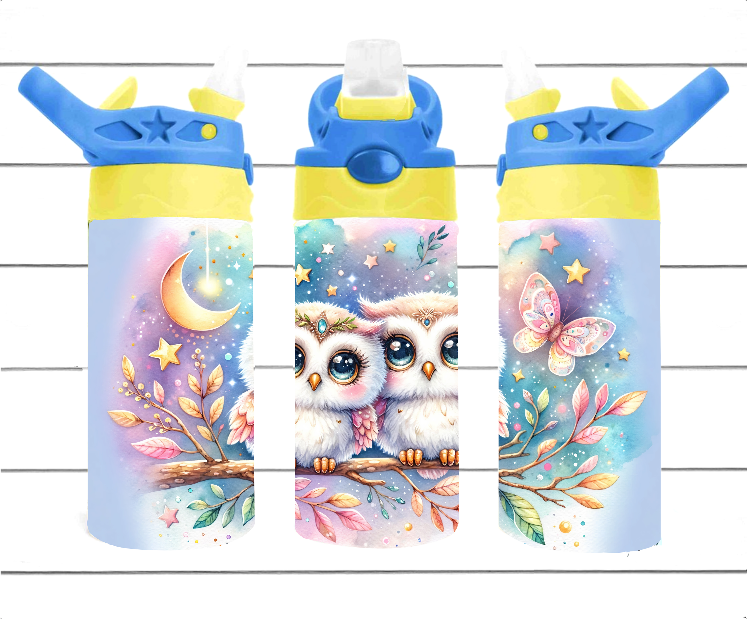 Owls - 12 oz Tumbler Wrap Sublimation Transfers