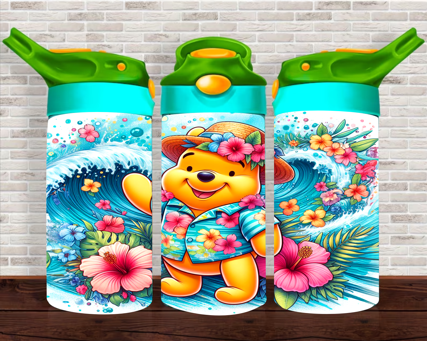 Aloha Character - 12 oz Tumbler Wrap - Vinyl Transfers