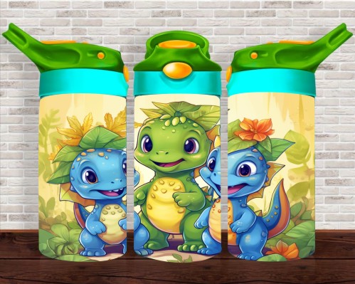 Baby Dragons - 12 oz Tumbler Wrap - Vinyl Transfers