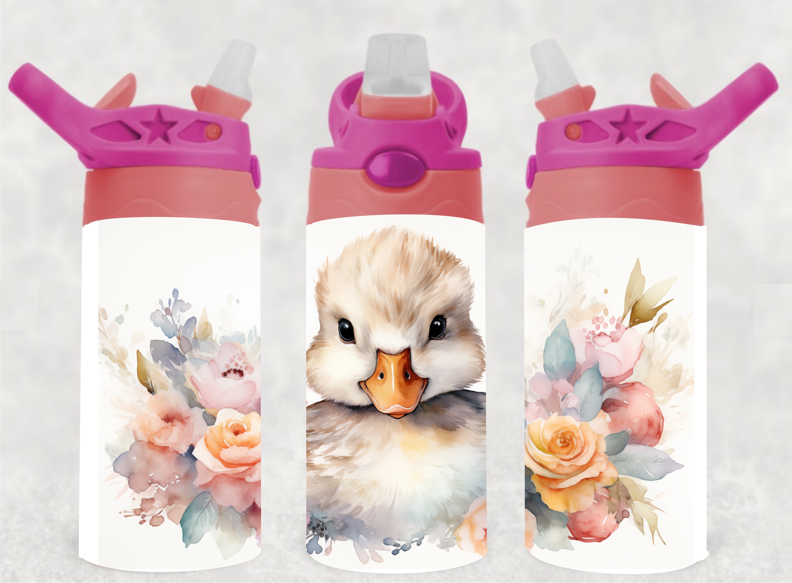 Baby Duckling - 12 oz Tumbler Wrap Sublimation Transfers
