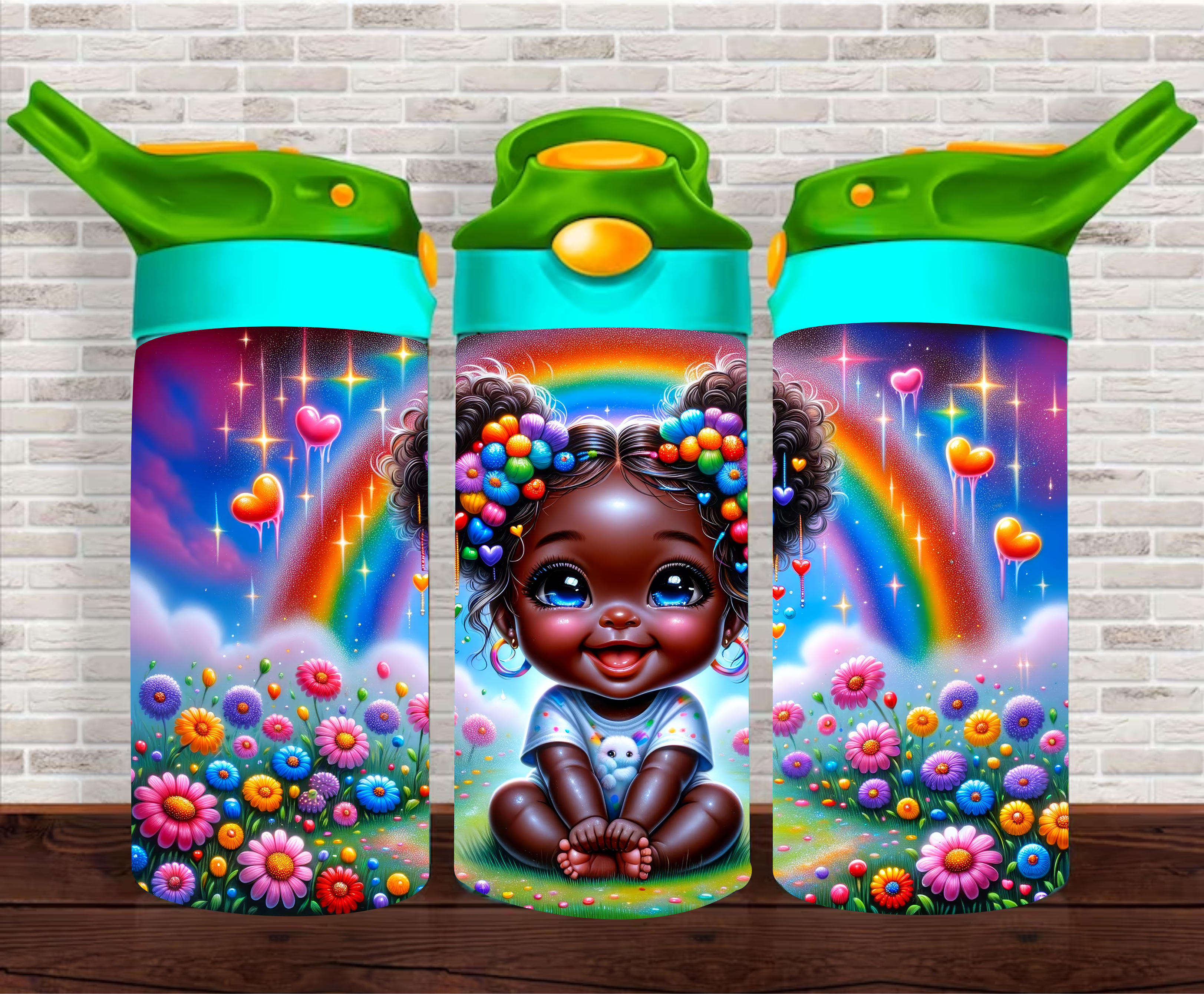 Happy Baby Girl - 12 oz Tumbler Wrap Sublimation Transfers