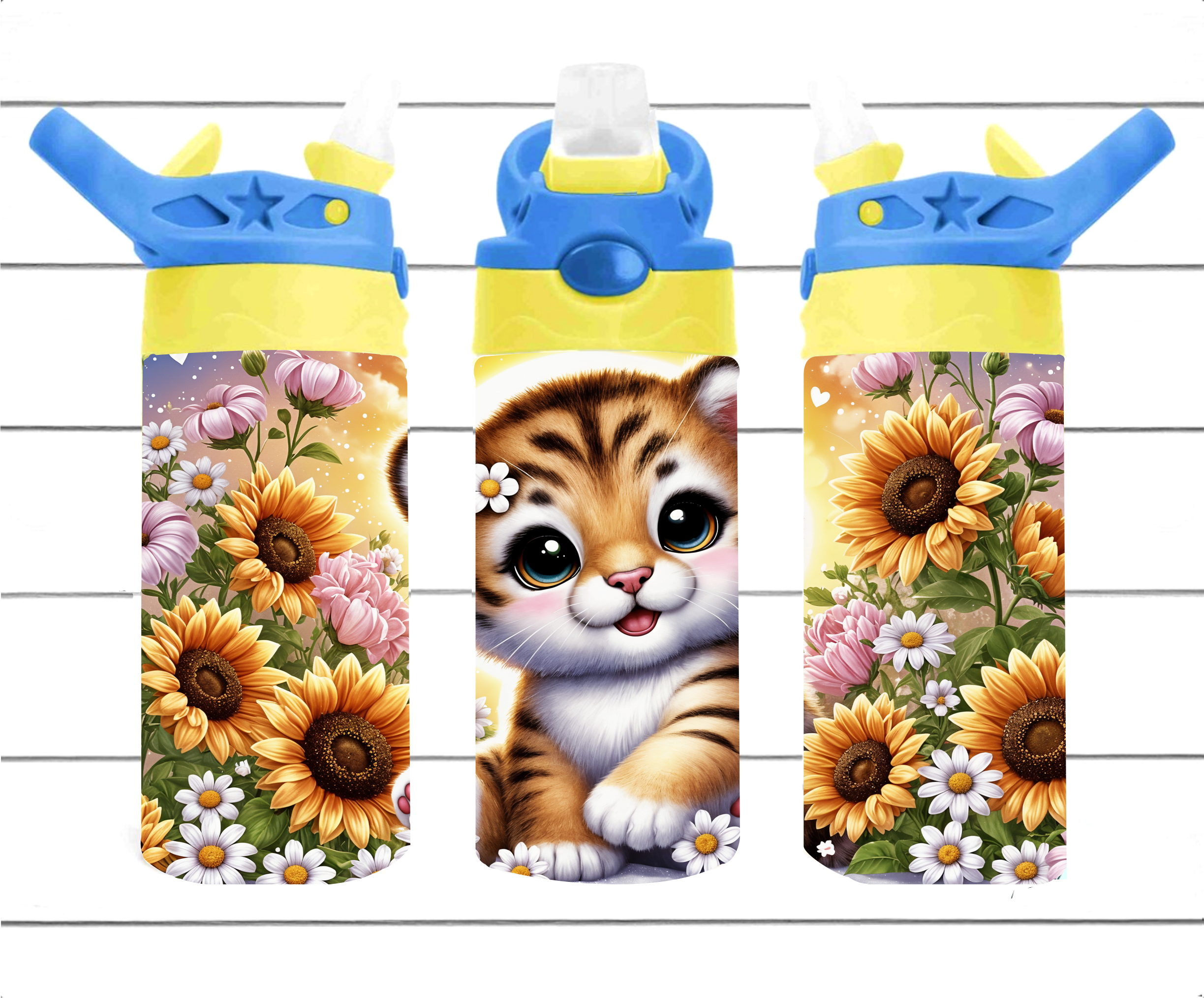 Baby Tiger - 12 oz Tumbler Wrap Sublimation Transfers
