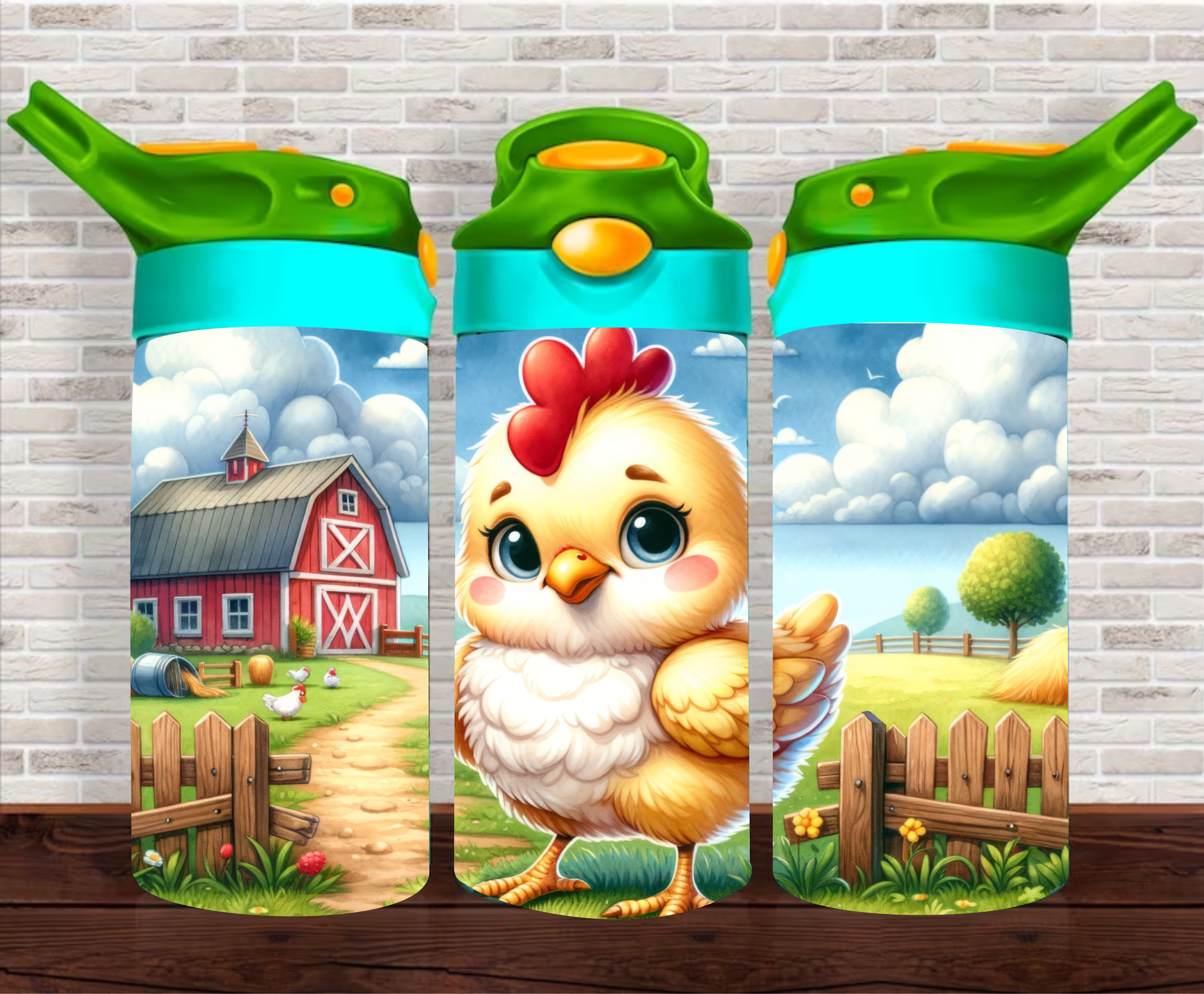 Chicky - 12 oz Tumbler Wrap Sublimation Transfers