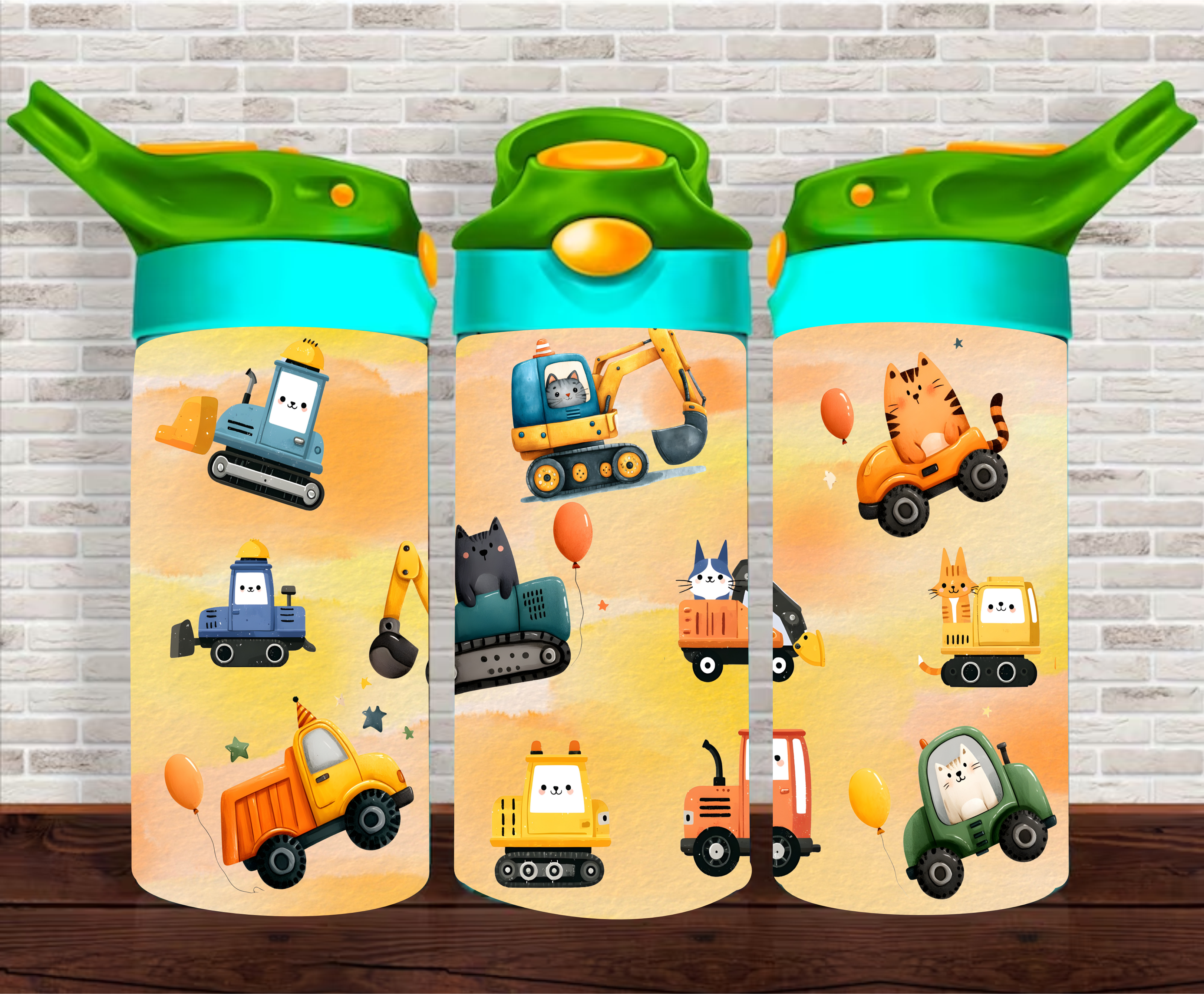 Tractors - 12 oz Tumbler Wrap Sublimation Transfers
