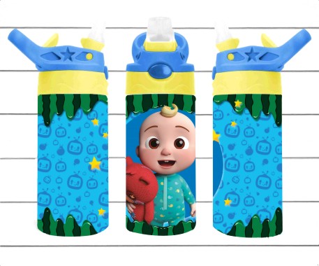 Character J.J. - 12 oz Tumbler Wrap - Vinyl Transfers
