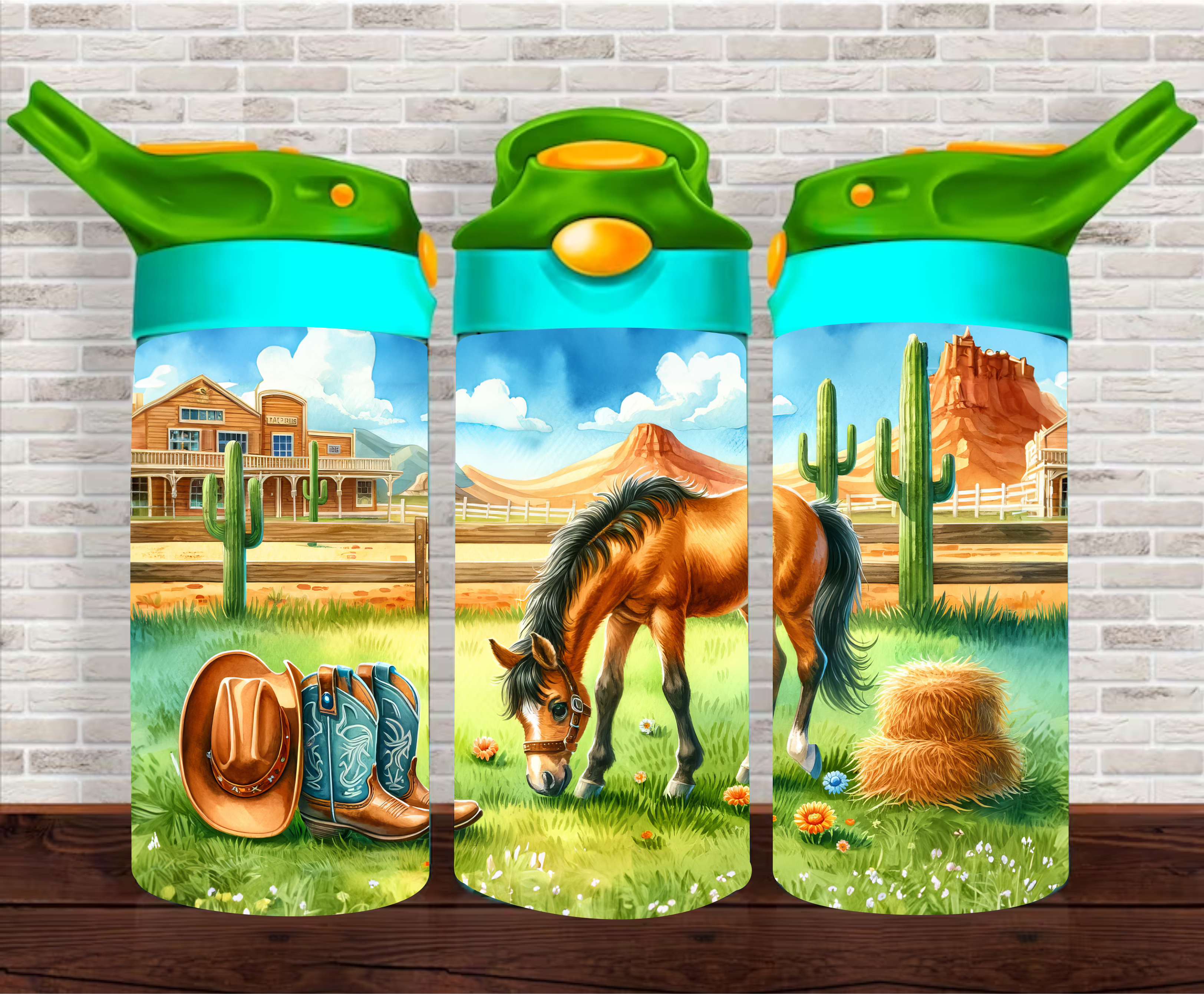 Grazing Horse - 12 oz Tumbler Wrap Sublimation Transfers