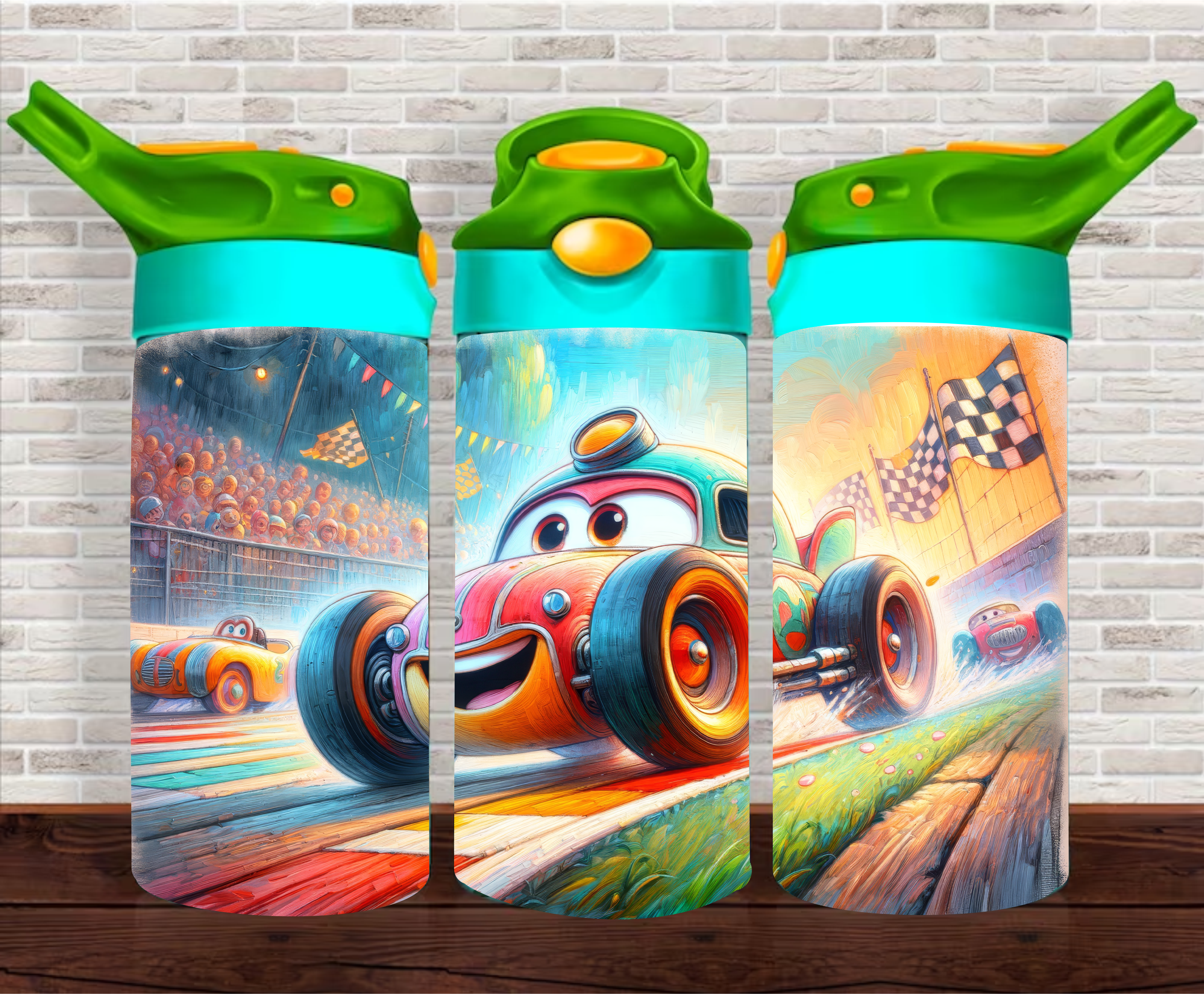 Race Car Bug - 12 oz Tumbler Wrap Sublimation Transfers
