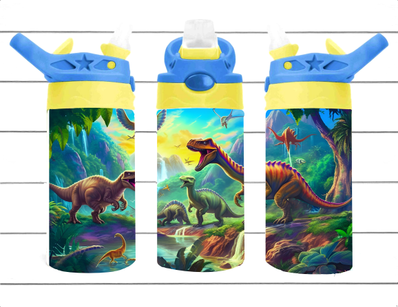 Dinosaurs - 12 oz Tumbler Wrap - Vinyl Transfers
