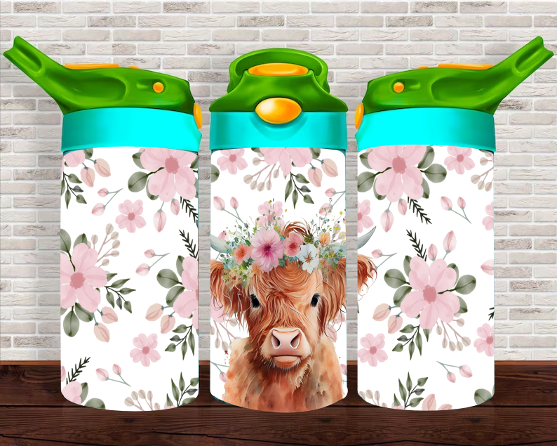 Country Cow - 12 oz Tumbler Wrap - Vinyl Transfers