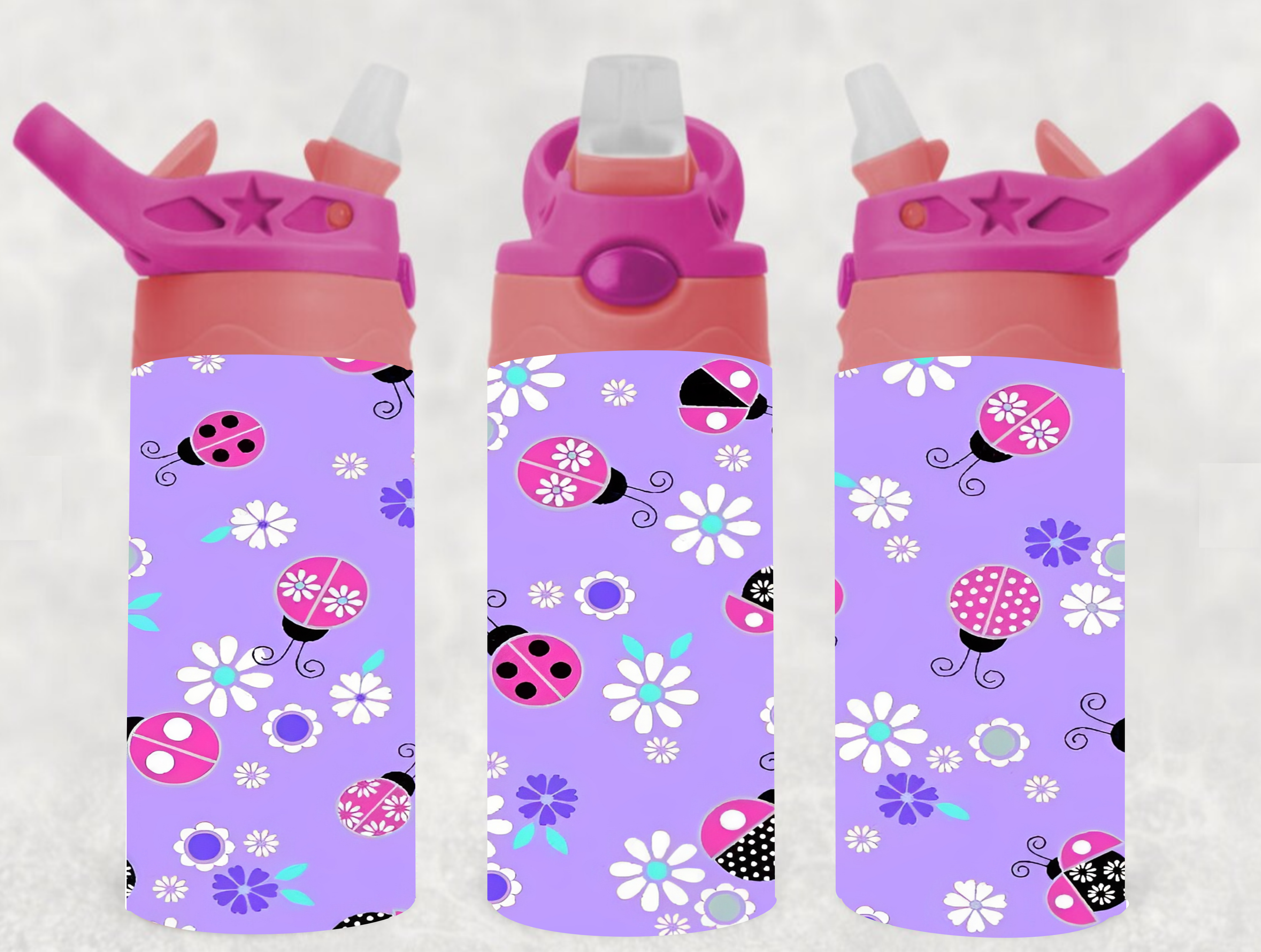 Ladybugs - 12 oz Tumbler Wrap Vinyl Transfers