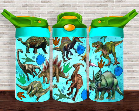 Dinosaurs - 12 oz Tumbler Wrap - Vinyl Transfers
